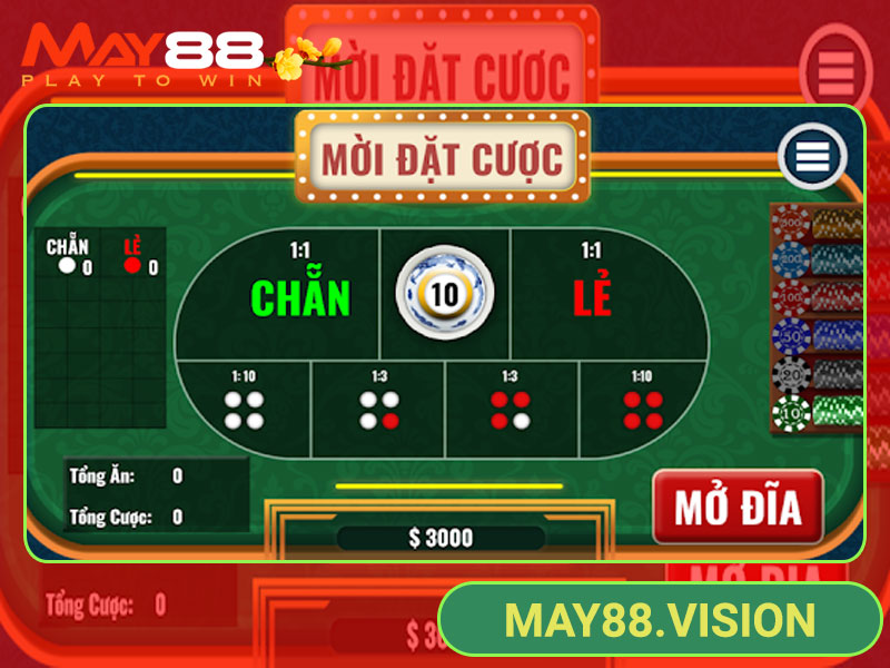 Xóc đĩa May88 là trò chơi cực kỳ hấp dẫn